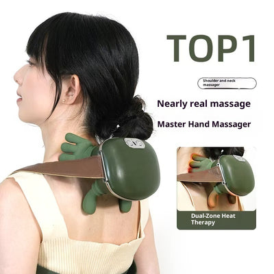 Trapezius Neck and Shoulder Massage Instrument – Rechargeable, Multi-Mode, Adjustable Temperature, for Home Use