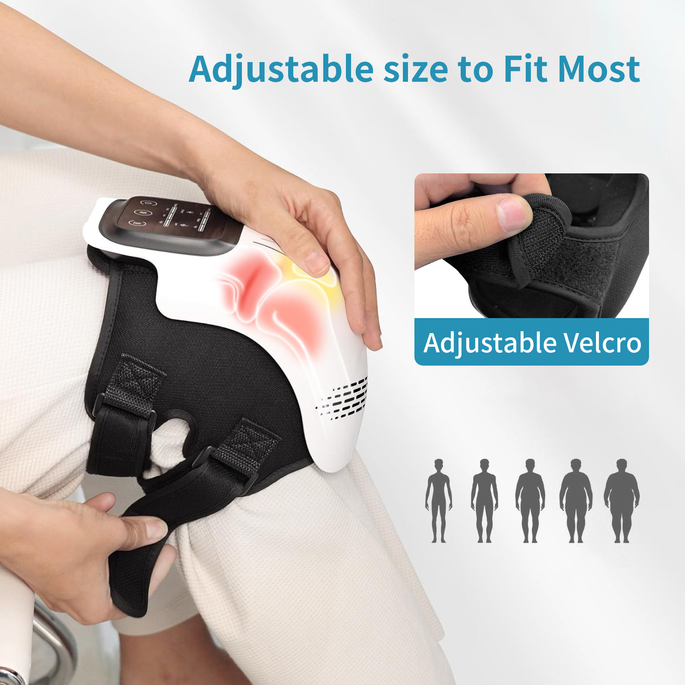 Intelligent Electric Knee Massager – Heating, Infrared & Vibration Therapy for Pain Relief