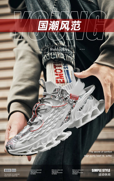 Men’s Sneakers – Casual Breathable Running Shoes, Fashion Loafers, Luxury Trainers, Lightweight Tennis Shoes for Men