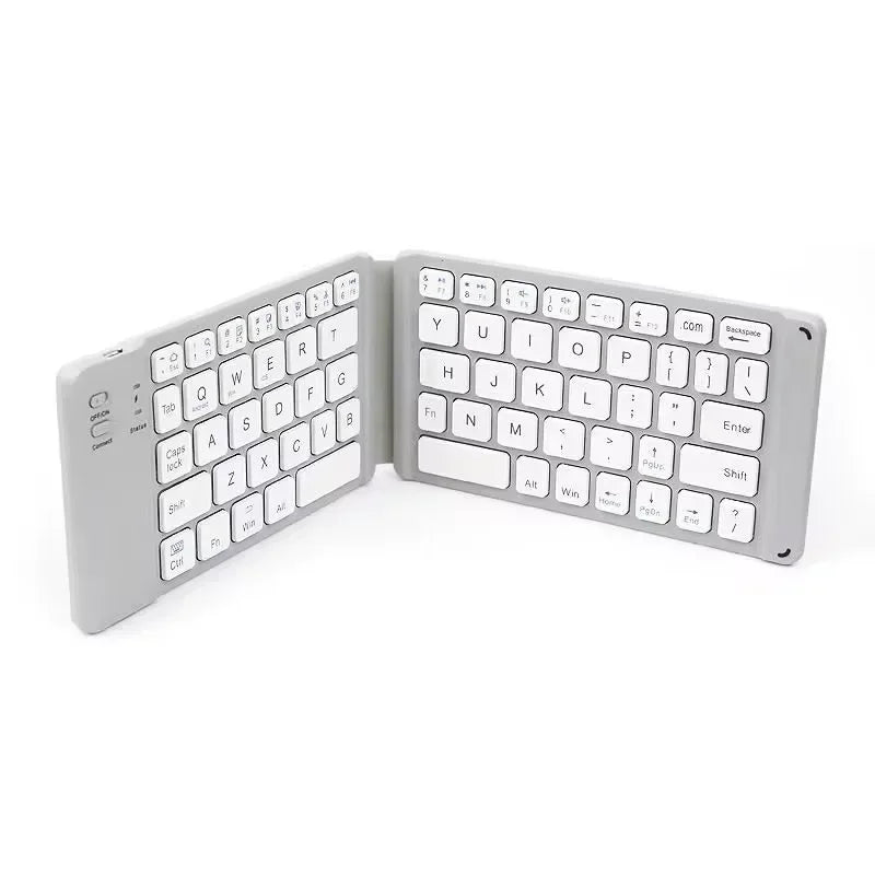 Folding Wireless Keyboard with Touchpad | Portable Bluetooth Keyboard 2025