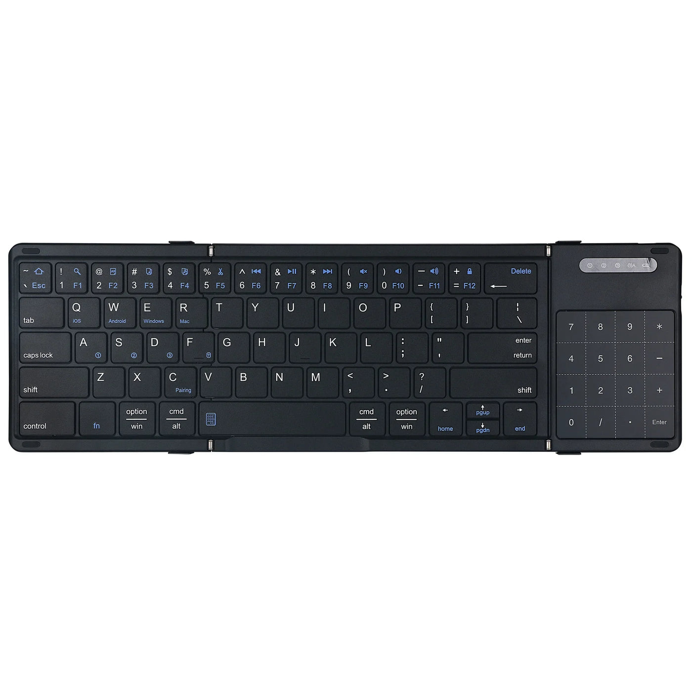 Folding Wireless Keyboard with Touchpad | Portable Bluetooth Keyboard 2025