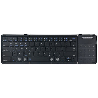 Folding Wireless Keyboard with Touchpad | Portable Bluetooth Keyboard 2025