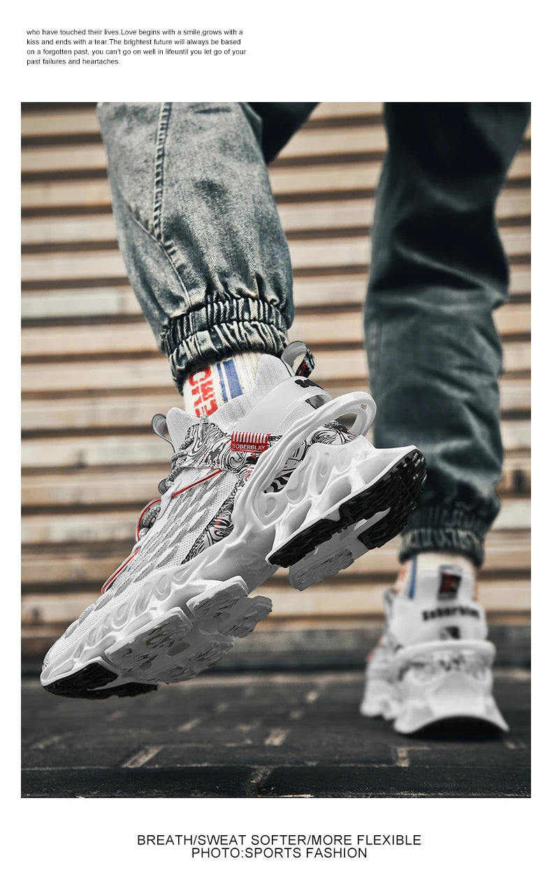 Men’s Sneakers – Casual Breathable Running Shoes, Fashion Loafers, Luxury Trainers, Lightweight Tennis Shoes for Men