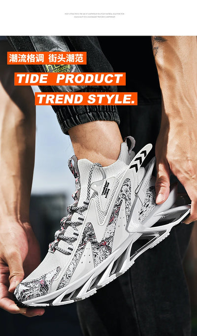 Men’s Sneakers – Casual Breathable Running Shoes, Fashion Loafers, Luxury Trainers, Lightweight Tennis Shoes for Men