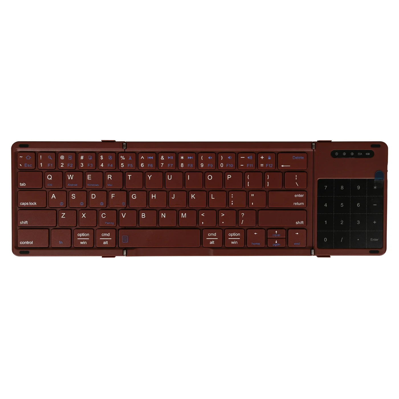 Folding Wireless Keyboard with Touchpad | Portable Bluetooth Keyboard 2025