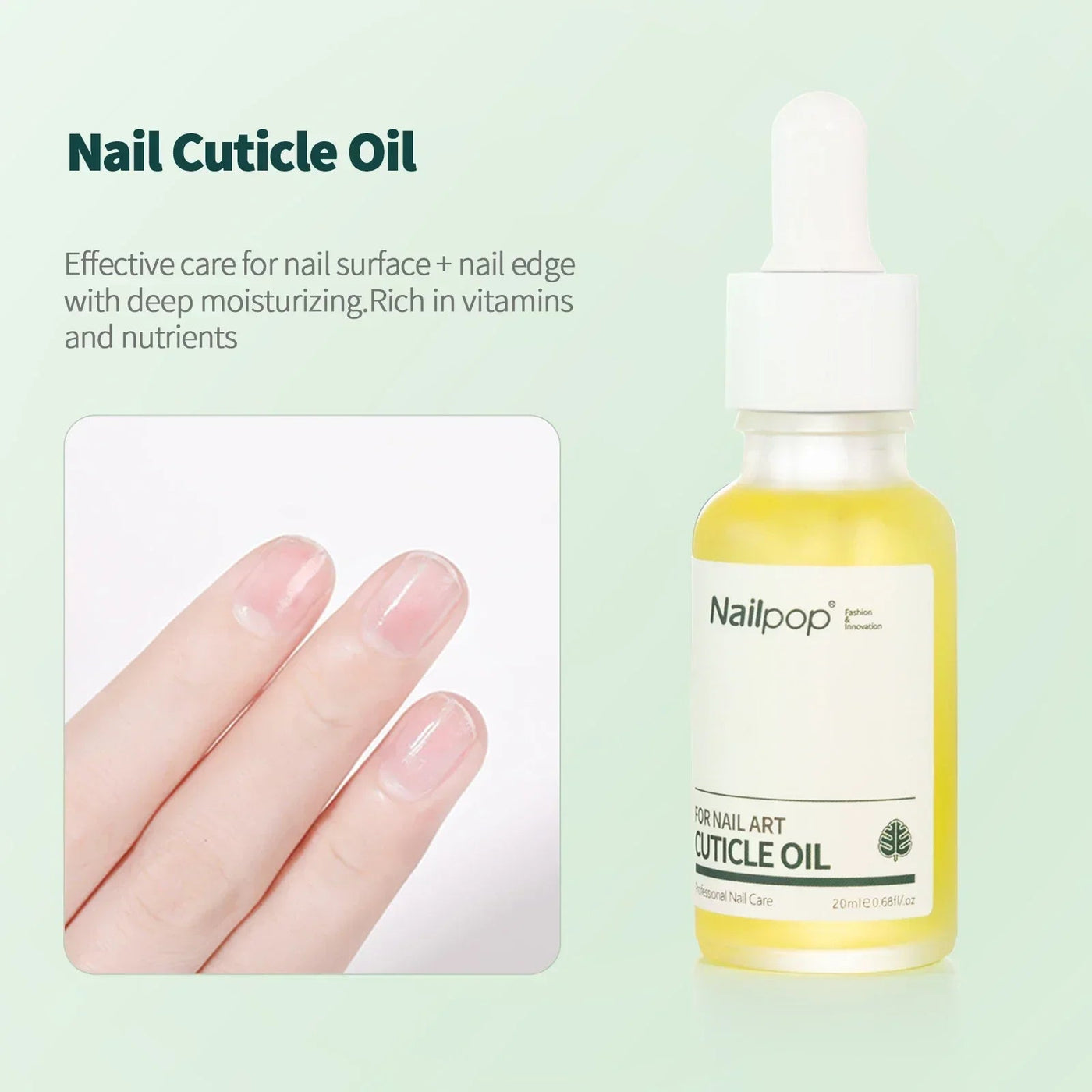 Cuticle Remover and Repair Oil Set – Nail Treatment & Dead Skin Remover by Nailpop