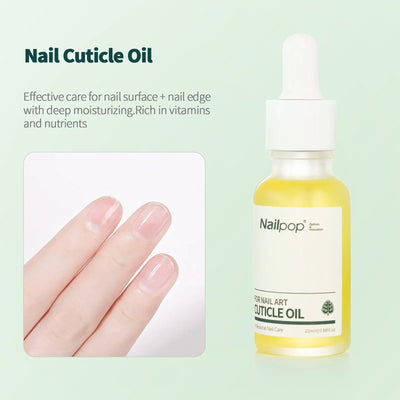 Cuticle Remover and Repair Oil Set – Nail Treatment & Dead Skin Remover by Nailpop