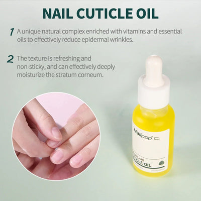 Cuticle Remover and Repair Oil Set – Nail Treatment & Dead Skin Remover by Nailpop