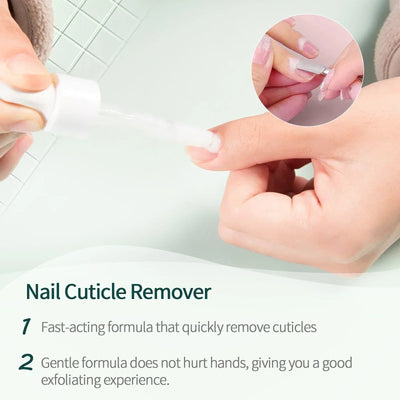 Cuticle Remover and Repair Oil Set – Nail Treatment & Dead Skin Remover by Nailpop