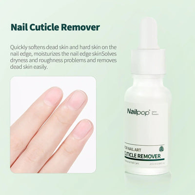 Cuticle Remover and Repair Oil Set – Nail Treatment & Dead Skin Remover by Nailpop