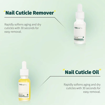 Cuticle Remover and Repair Oil Set – Nail Treatment & Dead Skin Remover by Nailpop