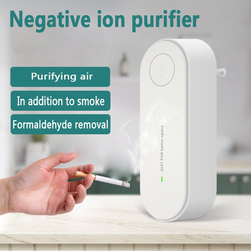 Mini Portable Anion Air Purifier & Ionizer | Dust, Smoke, and Odor Remover